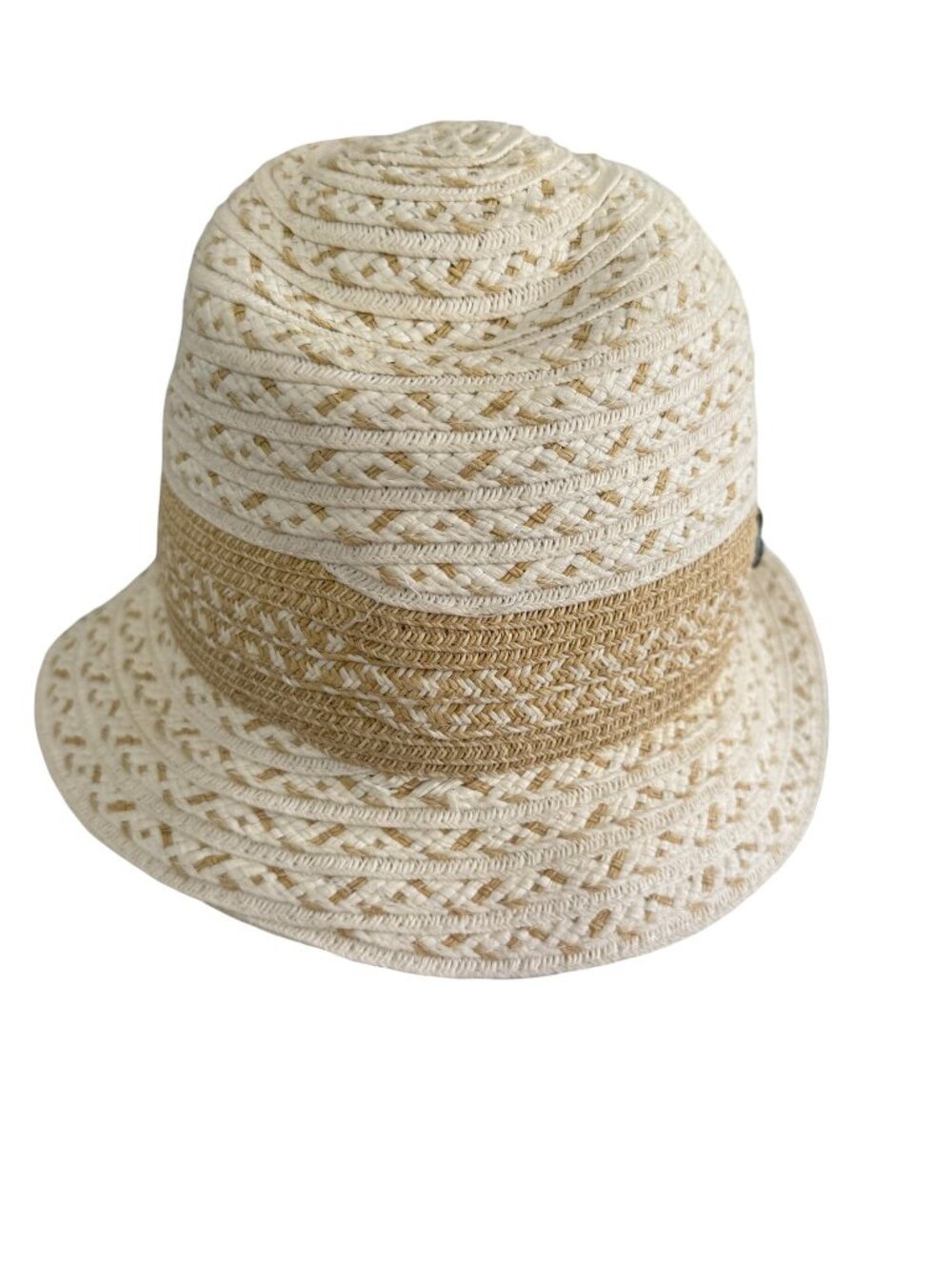 Sun N Sand Woven Straw Bucket Hat Palm Tree Charm Beach Resort Summer Hat - Picture 2 of 6